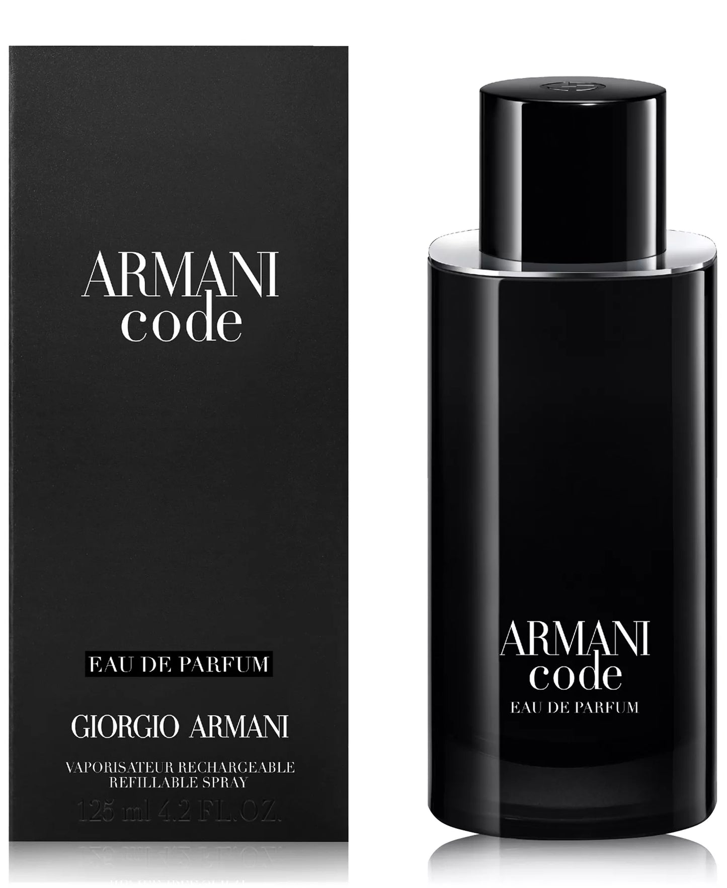 Armani Code Eau de Parfum bottle and packaging on a white background