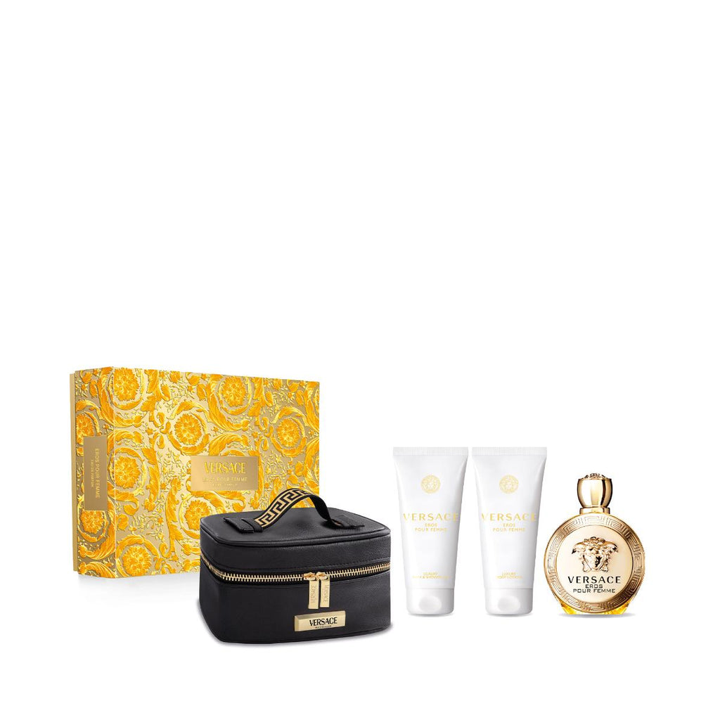 Versace Eros Pour Femme 4pc Gift Set