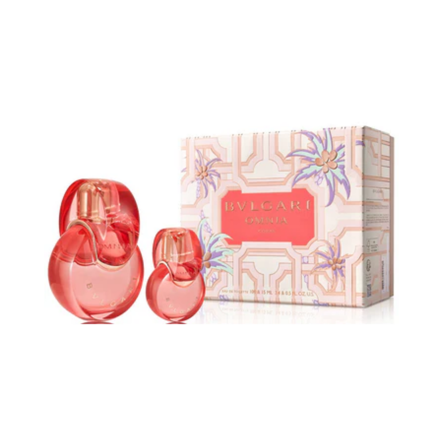 Bvlgari Omnia Coral 2Piece Gift Set 3.3 oz Eau de Toilette spray - D&R Perfumes