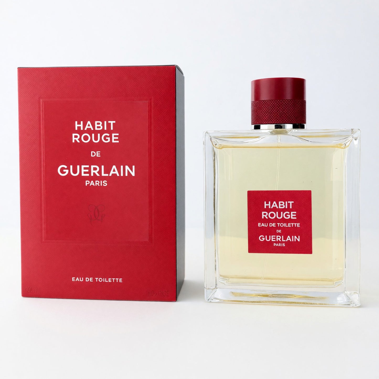 Guerlain Habit Rouge For Men 5.0 oz EAU DE TOILETTE Spray