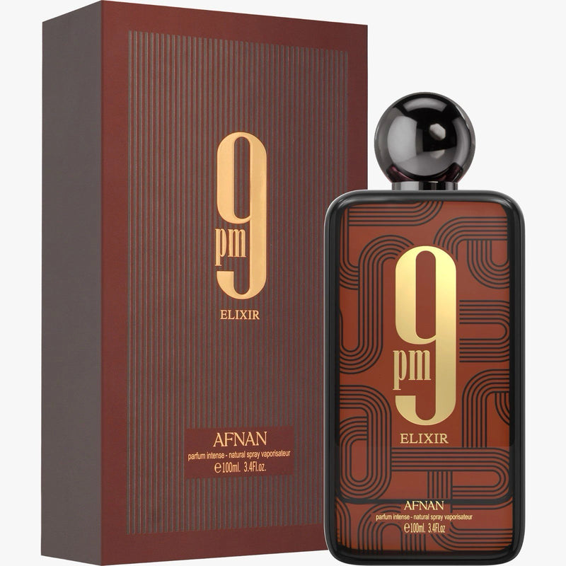 Afnan 9PM Elixir 3.4 Oz Parfum Intense Spray for Men