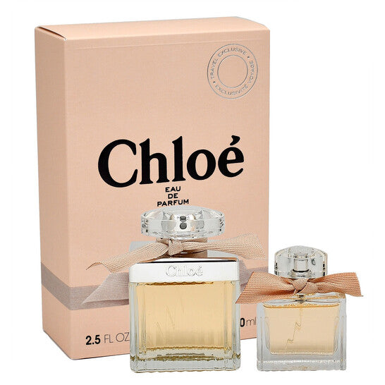Chloe eau de parfum with packaging on a white background