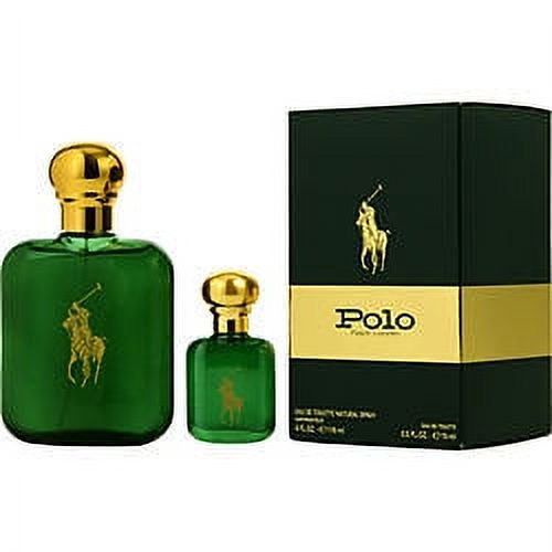 Ralph Lauren Polo Green 2Pc Gift Set 4oz EDT Spray + 0.5oz EDT spray men