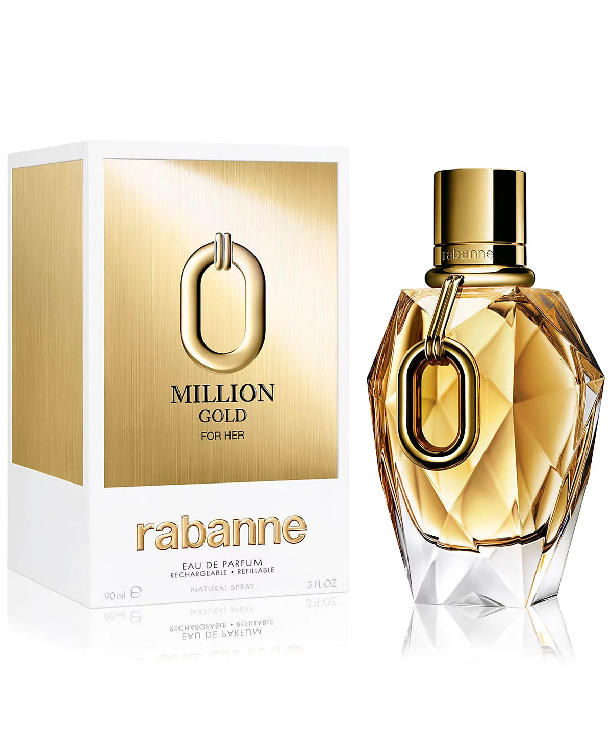 Paco Rabanne Million Gold for Women 3.0 Oz. EDP Spray