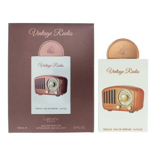 Lattafa Pride Vintage Radio 3.4 Oz EDP Spray for Unisex