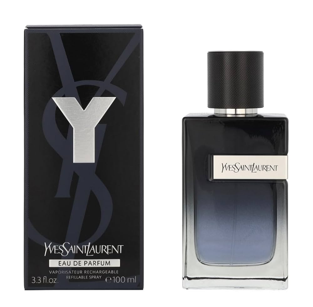 Yves saint laurent y edp bottle on a white background
