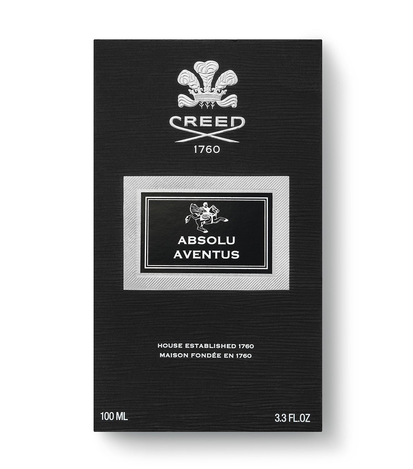 creed absolu aventus bottle on a white background