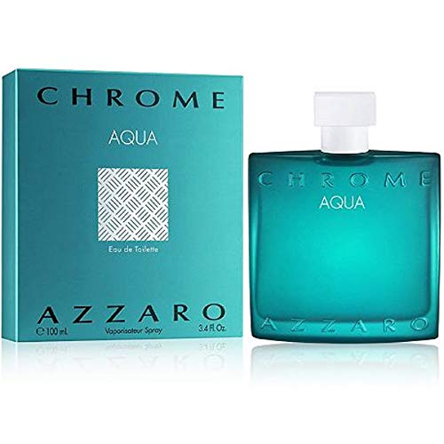 Azzaro Chrome Aqua For Men 3.4 oz Eau De Toilette Spray - D&R Perfumes