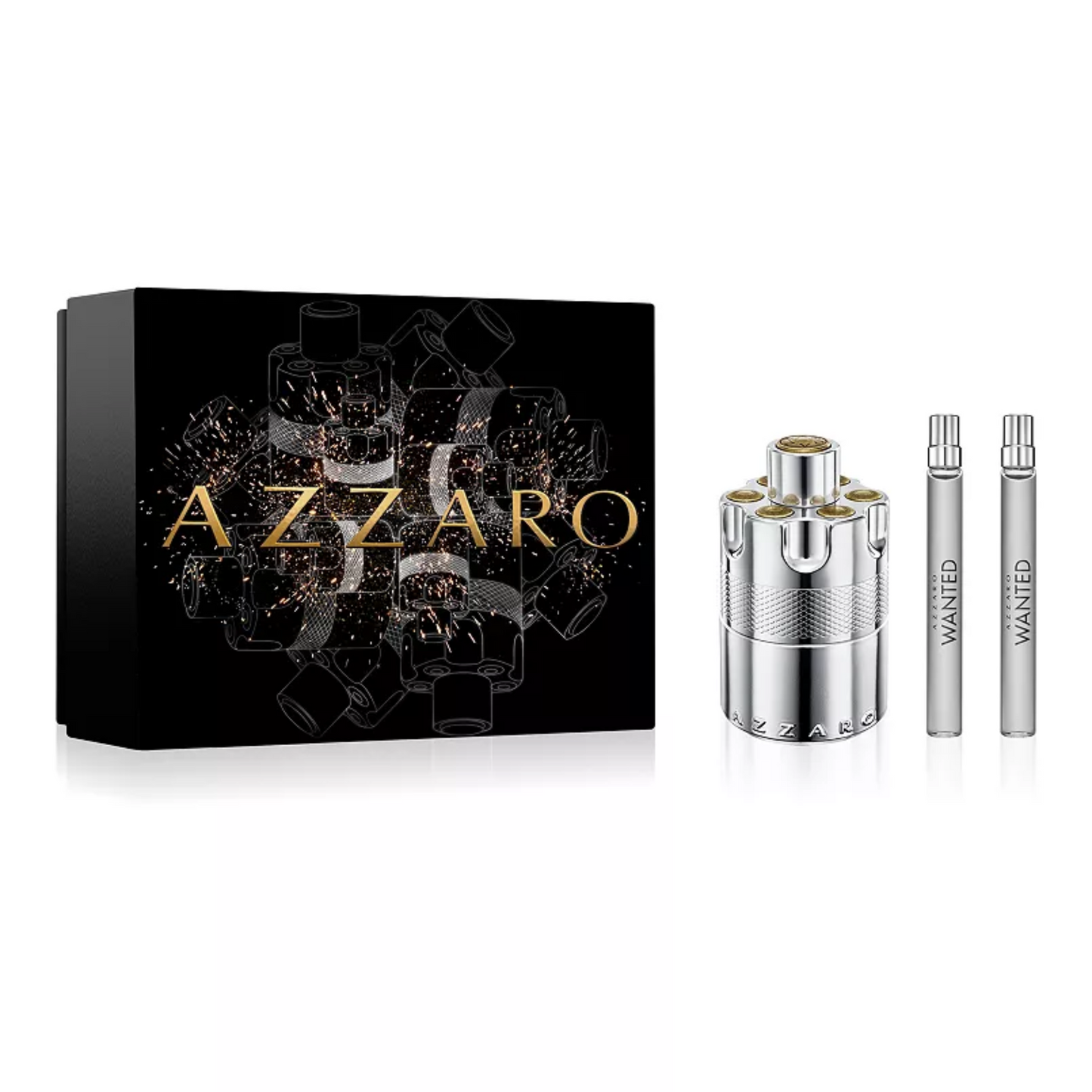 Azzaro Wanted for Men 3.4 oz EDP 3pc Gift Set - D&R Perfumes