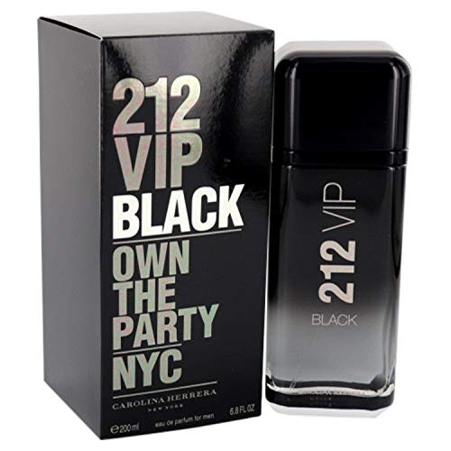 Carolina Herrera 212 VIP Black for Men 6.7 oz Eau De Parfum Spray - D&R Perfumes