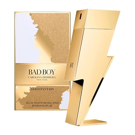 Carolina Herrera Bad Boy Gold Fantasy 3.4 Oz EDT Spray - D&R Perfumes