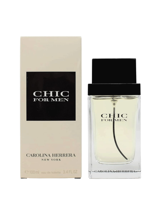 Carolina Herrera Chic for Men 3.4 Oz. EDT Spray - D&R Perfumes