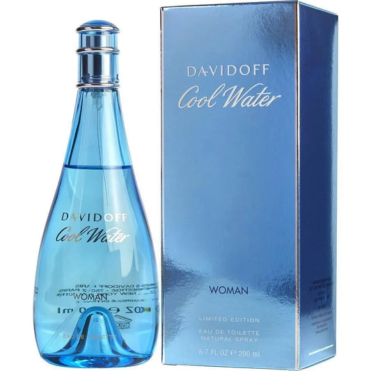 Davidoff Cool Water Women 6.7 oz Eau De Toilette Spray - D&R Perfumes