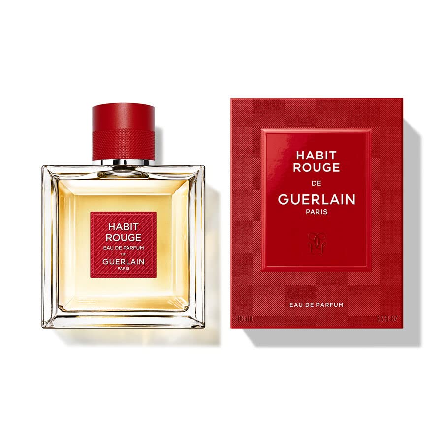 Guerlain Habit Rouge For Men 3.3 oz Eau De Parfum Spray - D&R Perfumes