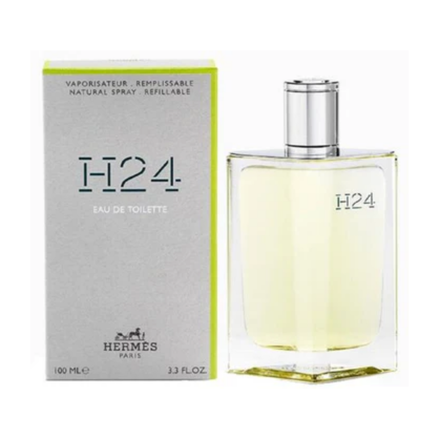 Hermes H24 For Men 3.3oz Eau de Toilette Spray Refillable - D&R Perfumes