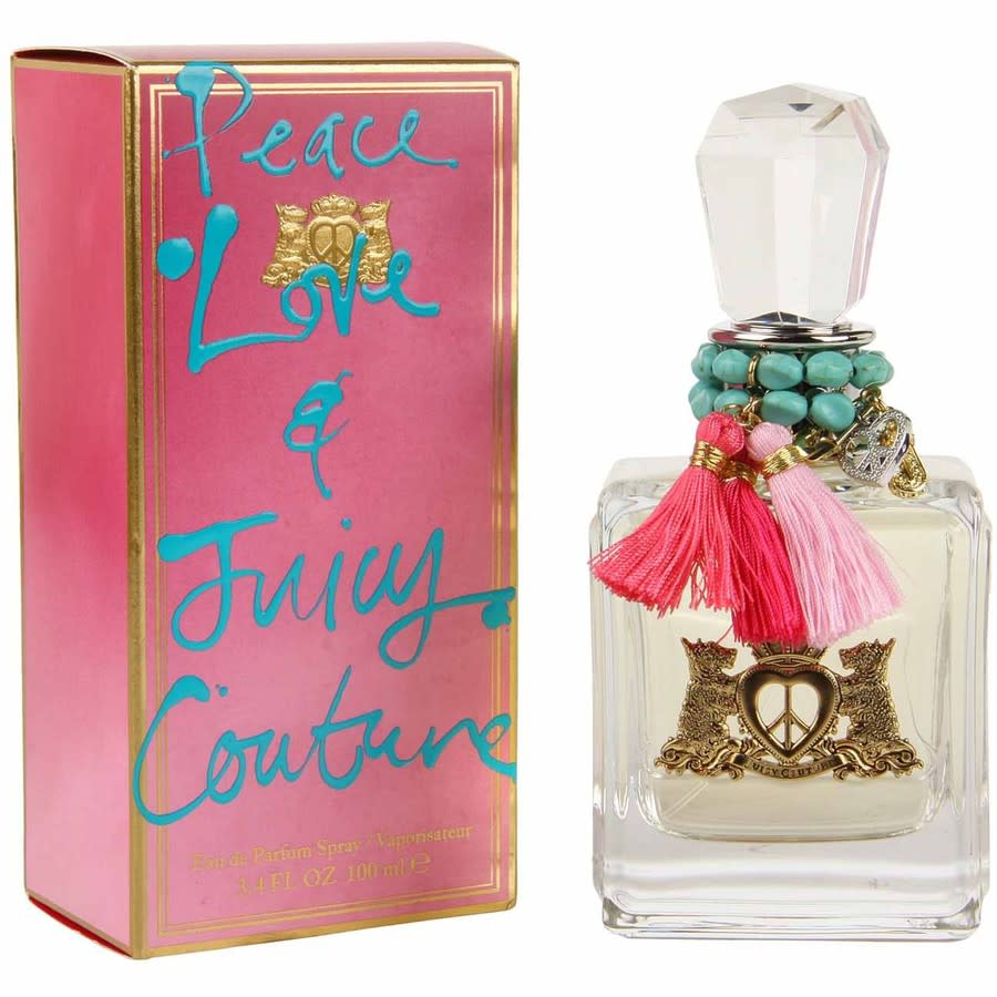 Juicy Couture Love Peace and Juicy Couture 3.4oz eau de Parfum Spray - D&R Perfumes