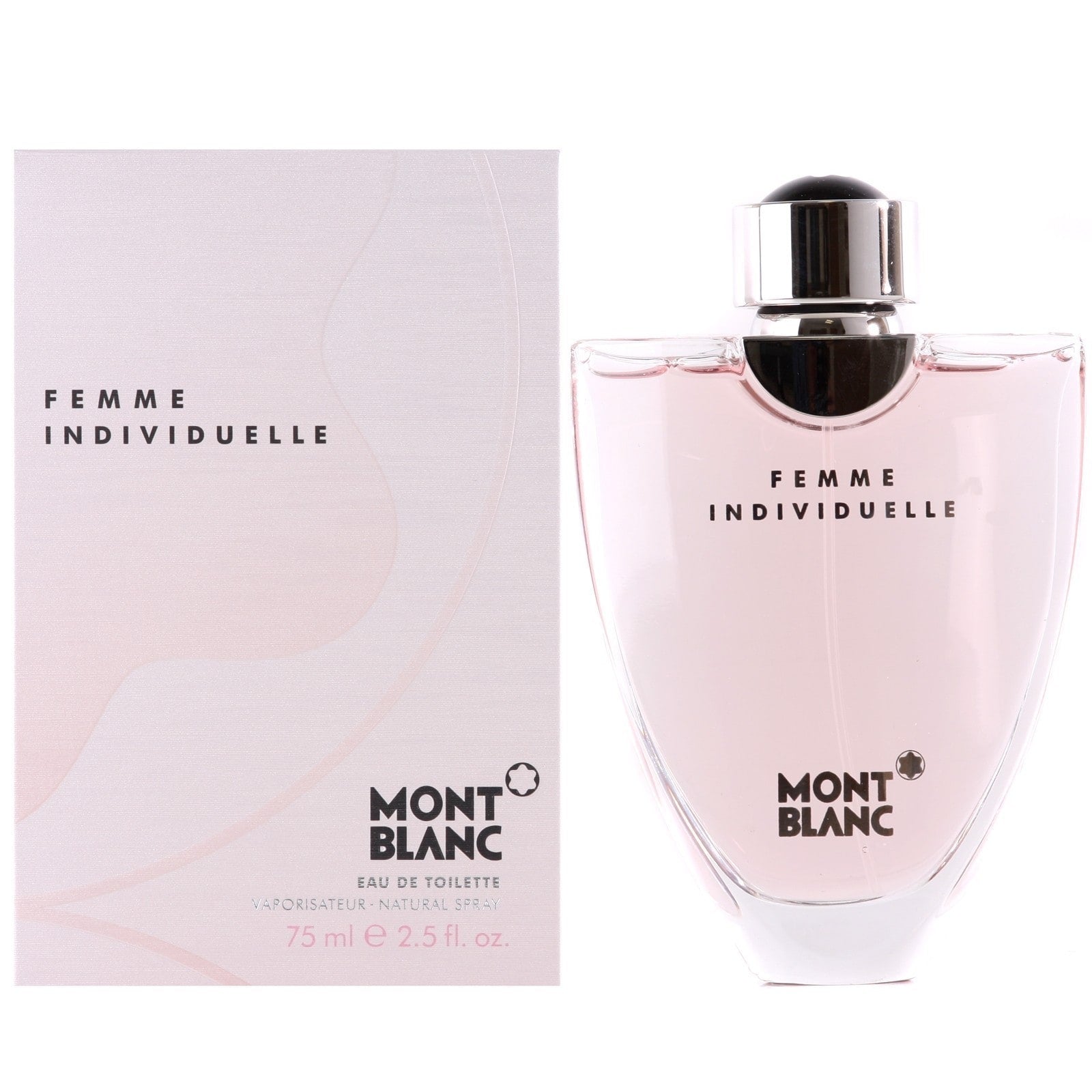 Mont Blanc Femme Individuelle perfume bottle and packaging on a white background