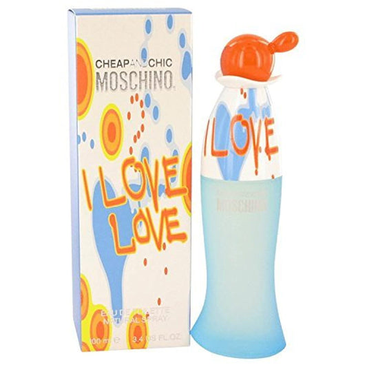 Moschino I Love Love for Women 3.4 oz Eau de Toilette Spray - D&R Perfumes