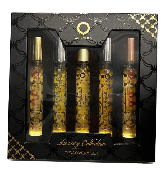 Orientica Mini Perfume 5 Pc Travel Set Spray - D&R Perfumes