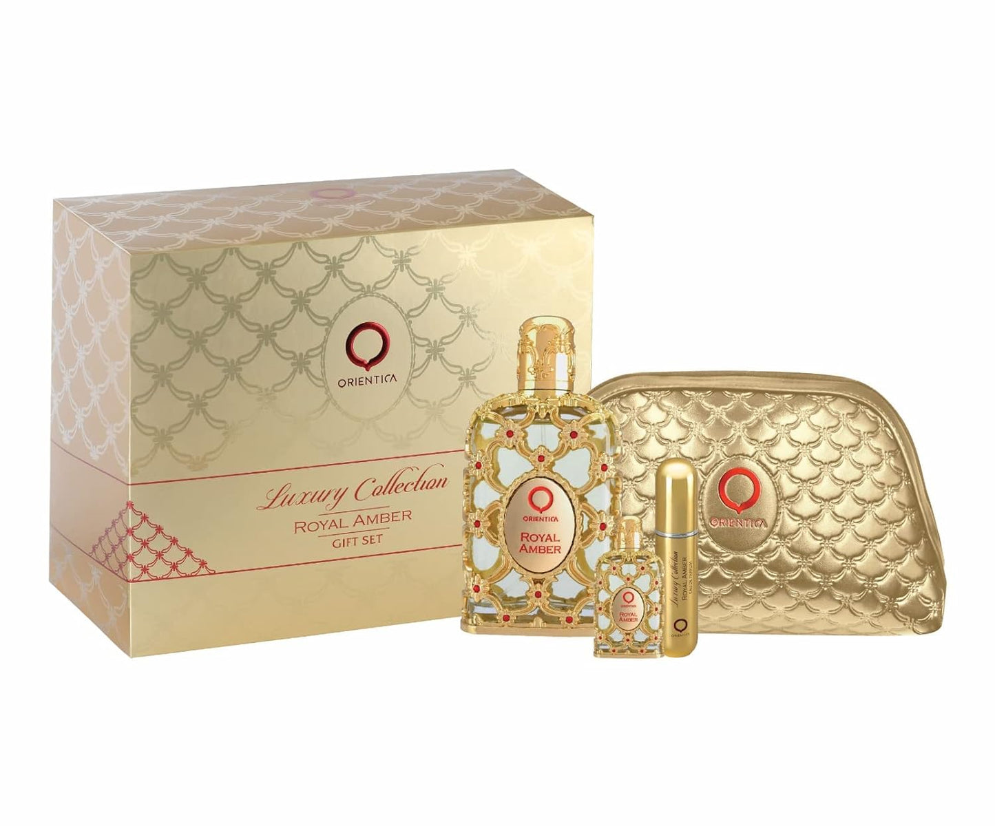 Orientica Royal Amber 4pc set 2.7oz EDP Spray - D&R Perfumes