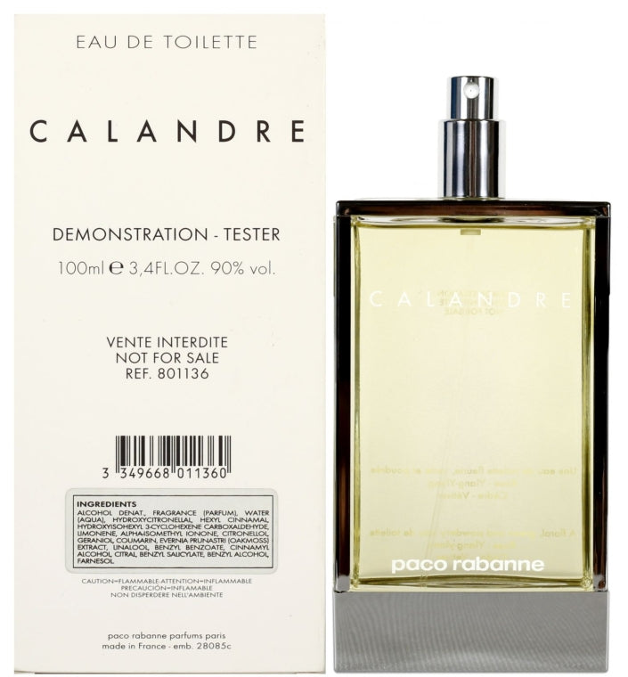 Paco Rabanne Calandre TESTER 3.4 oz Eau De Toilette Spray - D&R Perfumes