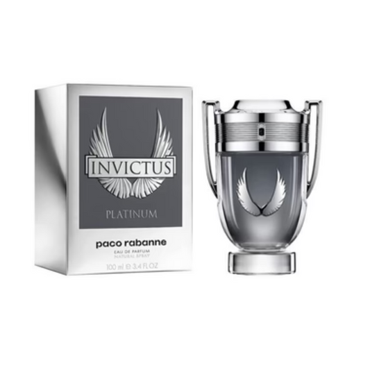 Paco Rabanne Invictus Platinum For Men 3.4 oz Eau de Parfum Spray - D&R Perfumes