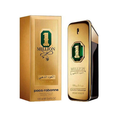 Paco Rabanne One Million Golden Oud for Men 3.4oz Parfum Intense Spray - D&R Perfumes