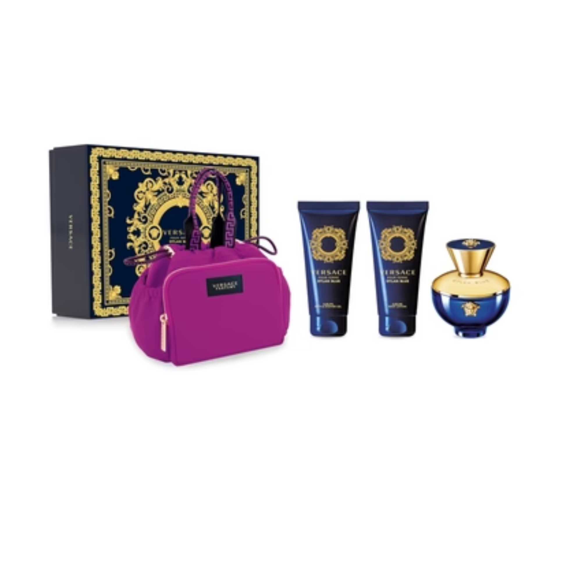 Versace Dylan Blue Pour Femme 4pc Gift Set For Women 3.3oz edt spray - D&R Perfumes