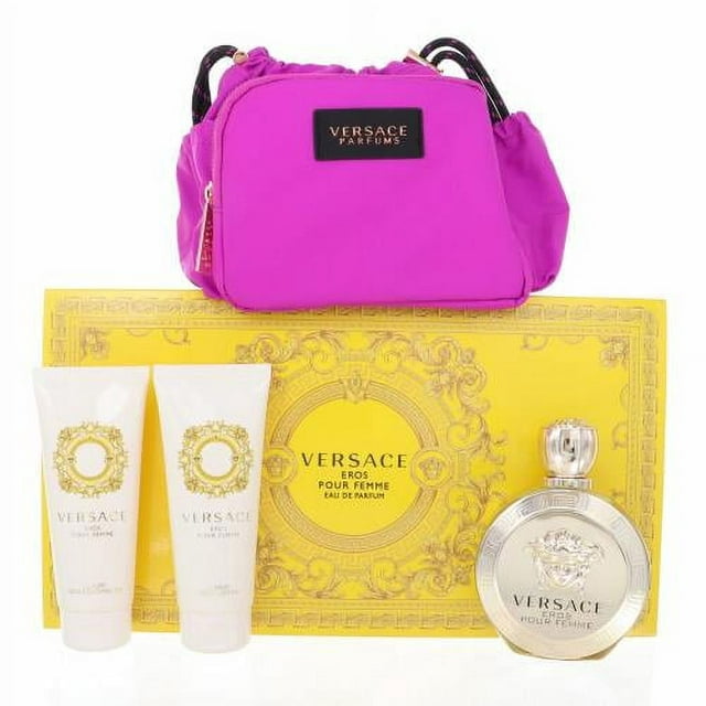 Versace Eros Pour Femme 4pc Gift Set - D&R Perfumes