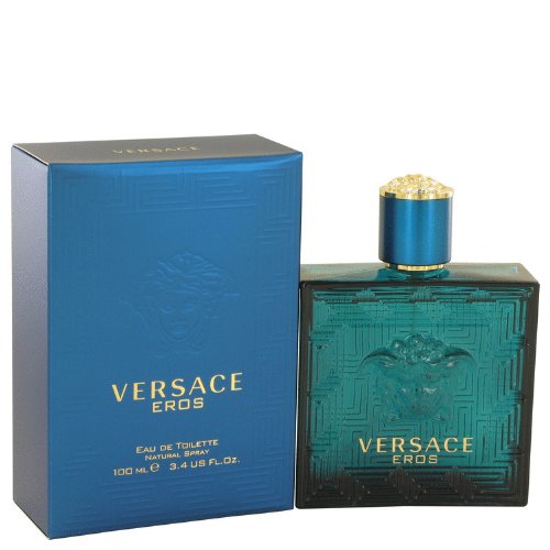 Versace Eros for Men 3.4 oz Eau de Toilette Spray - D&R Perfumes