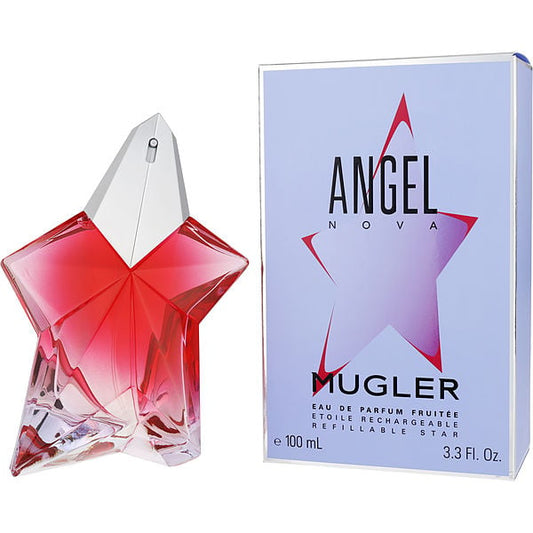 Mugler Angel Nova perfume bottle and packaging on a white background