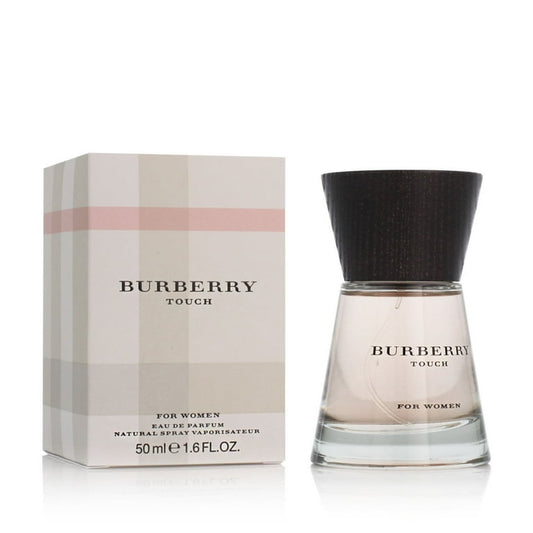 Burberry Touch for Women perfume bottle and packaging on a white background