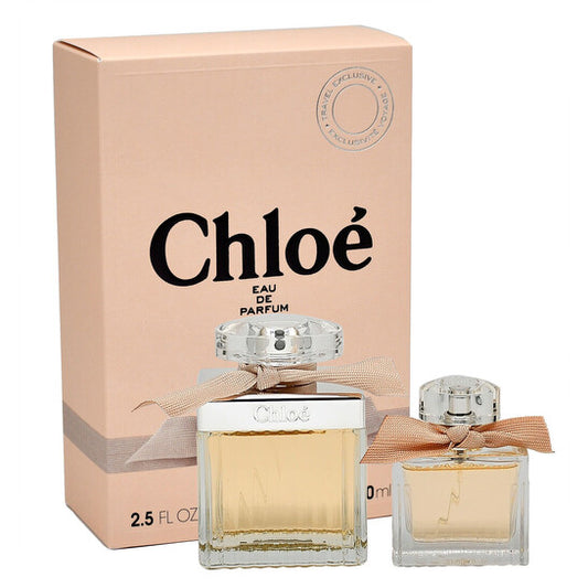 Chloe eau de parfum with packaging on a white background