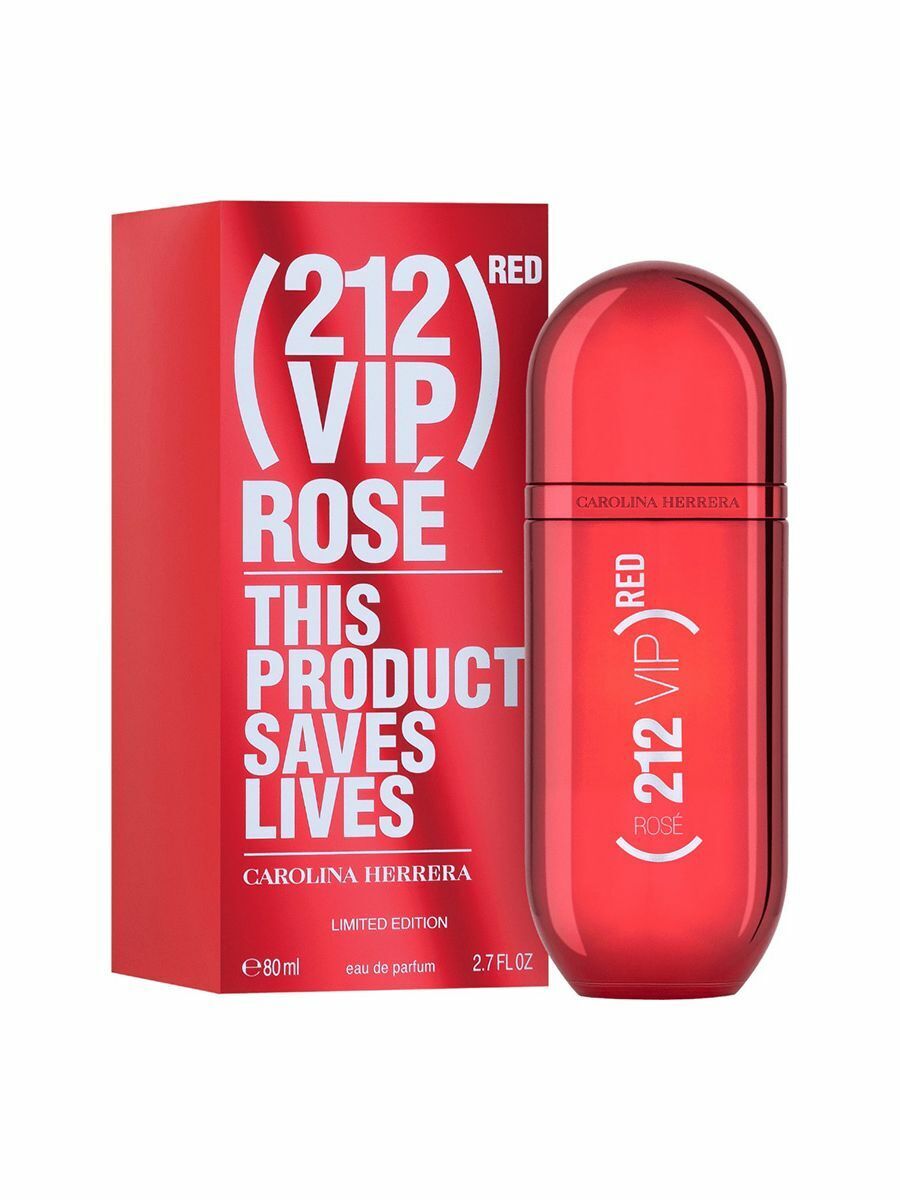 Carolina Herrera 212 VIP Rose Red for Women 2.7oz EDP Spray