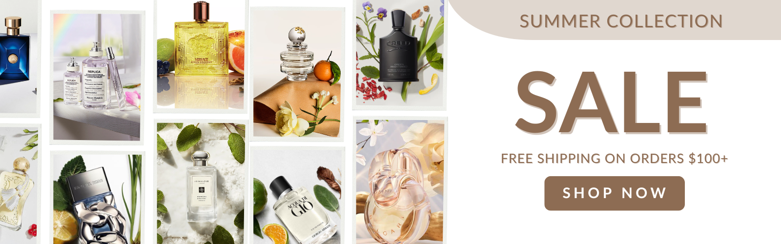 summer sale at D&R Perfumes banner