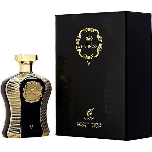 Afnan Highness V Black 3.3oz EDP Spray - D&R Perfumes