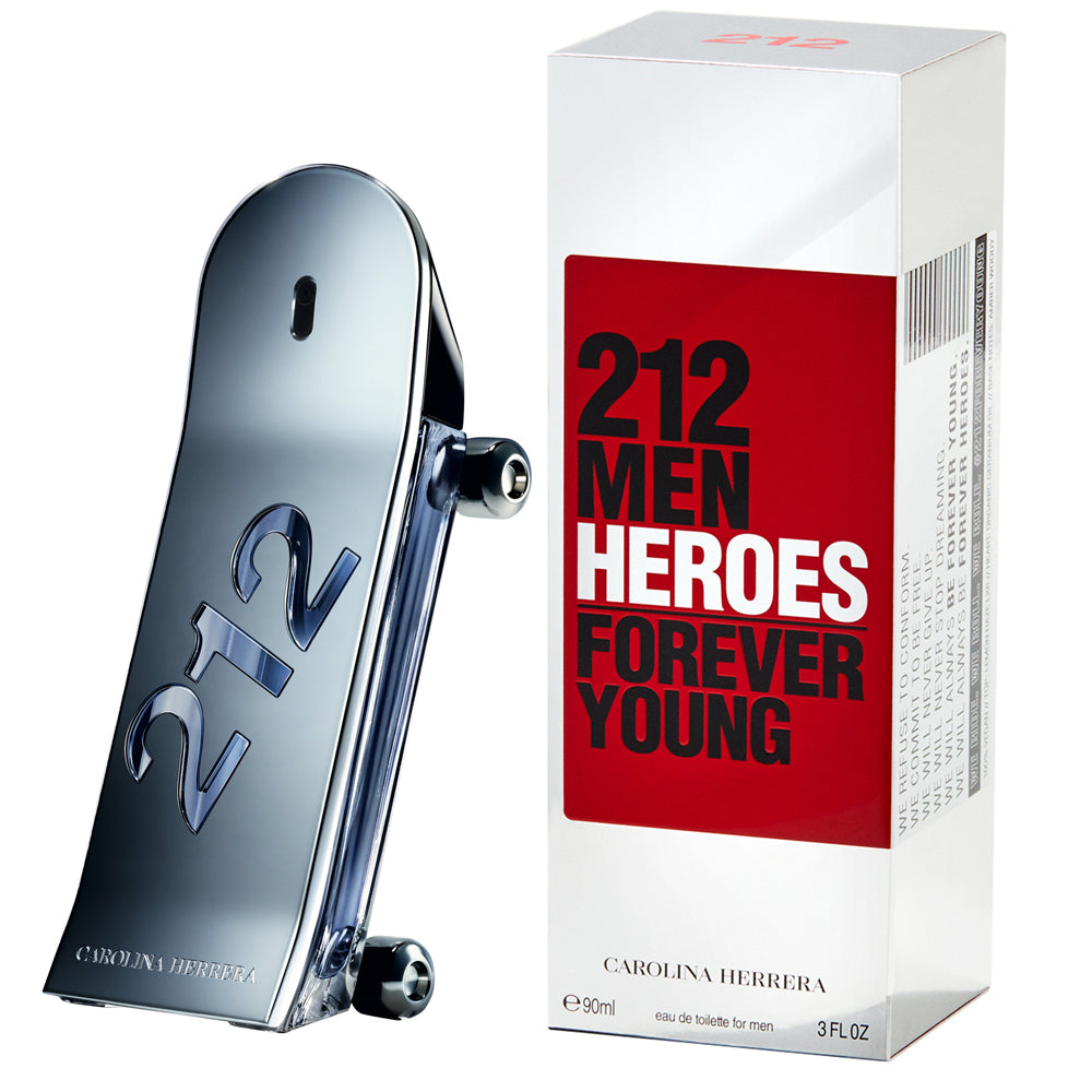 Carolina Herrera 212 Heroes 3.0 oz Eau De Toilette Spray - D&R Perfumes