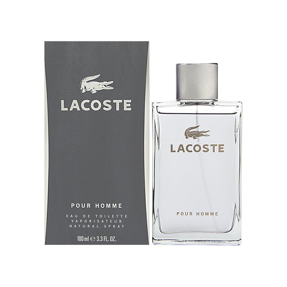 Lacoste Grey 3.3 oz Eau De Toilette Spray - D&R Perfumes