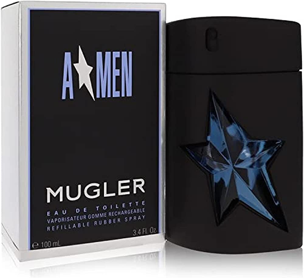 Thierry Mugler Angel Men 3.4 EDT Refillable Rubber Spray - D&R Perfumes